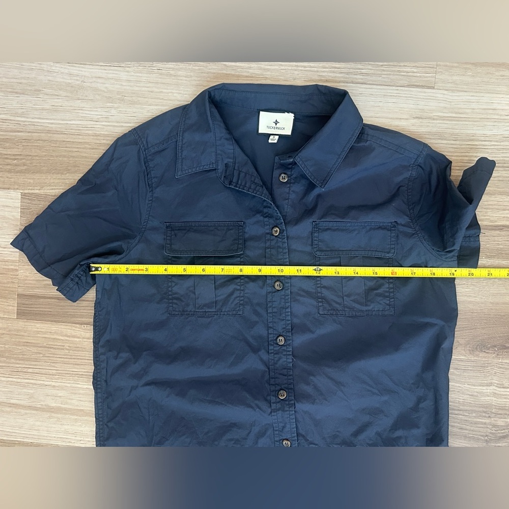 Tuckernuck Navy Lightweight Poplin Nala Dress Small - Picture 6 of 11